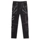 thumbnail image 4 of Pantalones largos para hombre, moda, con cremallera, botones, lisos, informales, con bolsillos, deportivos, de poliéster, 4 of 8