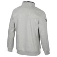 thumbnail image 3 of Men's Colosseum Heather Gray LSU Tigers OORAH OHT Military Appreciation Fleece Quarter-Zip Jacket, 3 of 3