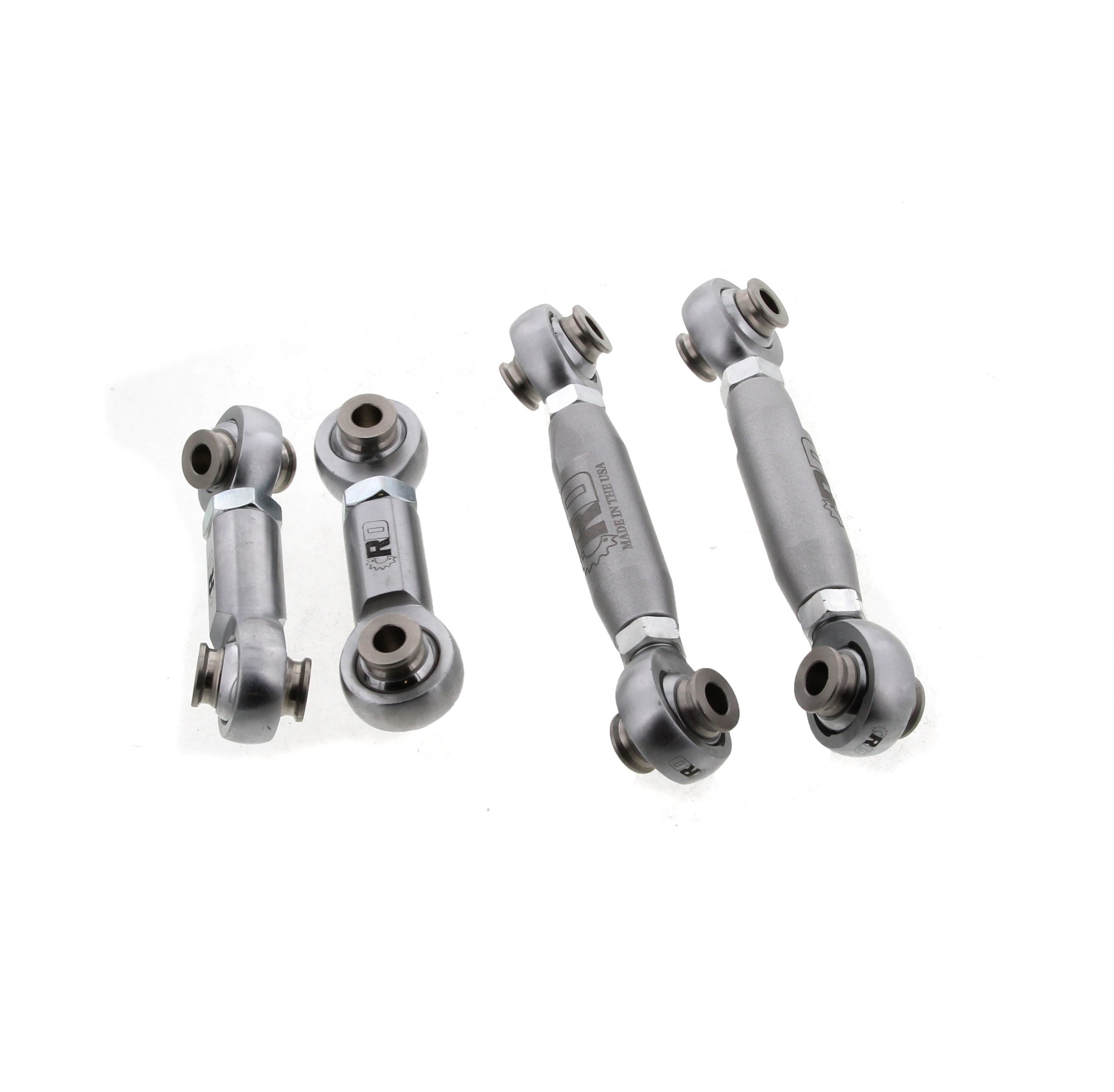 2018 2021 Polaris RZR RS1 Front and Rear Sway Bar Links Silver by