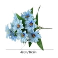 thumbnail image 3 of Pgyong Artificial Passion Flower Stems, Realistic Silk Floral Arrangements for Vase, Wedding Centerpiece, Home Decor, Event Decor, 3 of 6
