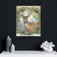 thumbnail image 4 of Nawypu  Vintage Retro Winter Wall Decor, Christmas Xmas Tree Wild Animals Hare Fox Deer Bear Poster Prints for Home Farmhouse Room Decor, Holiday Themed Decorations Wall Art, 4 of 4