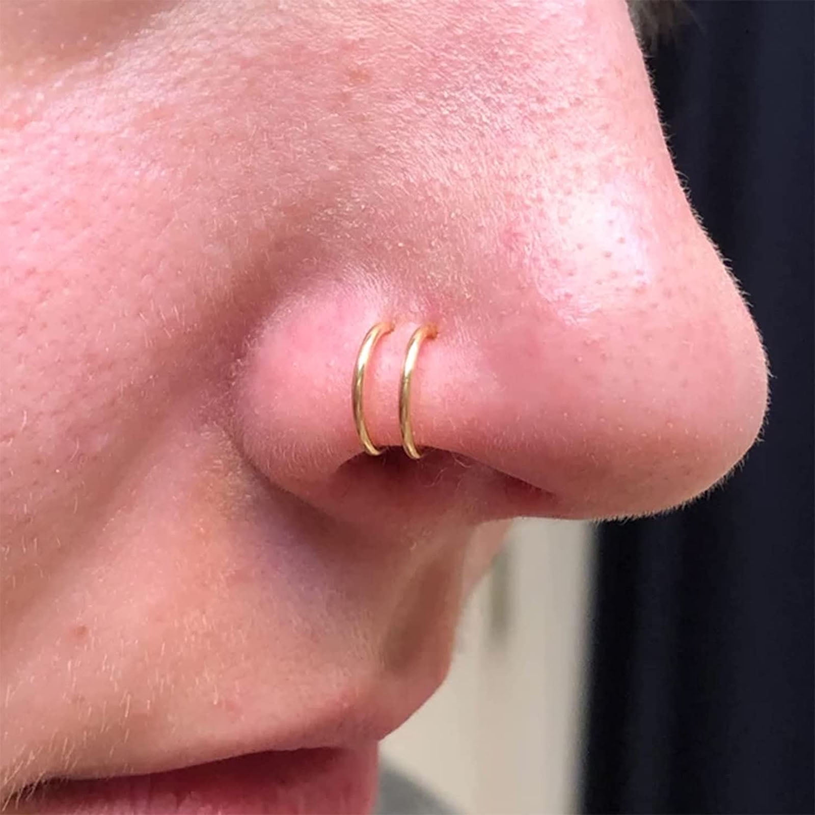 What is the better nose piercing, a stud or a hoop (ring)? I already have a  stud, but what is better? - Quora