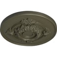 thumbnail image 3 of Ekena Millwork 13 3/4"OD x 1"P Monique Ceiling Medallion (Fits Canopies up to 3 3/4"), Hand-Painted Witch Hazel, 3 of 6