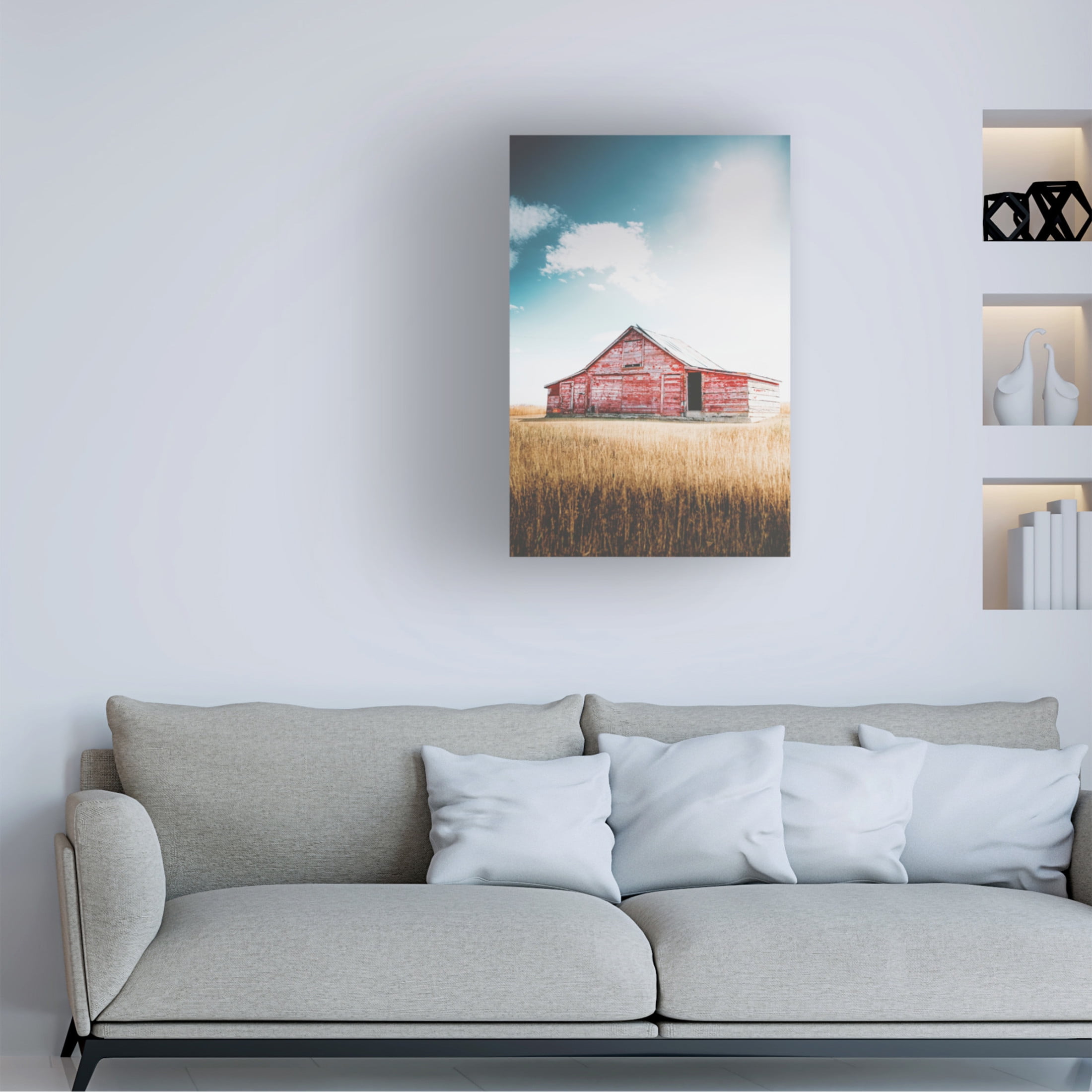 Canvas Wall Art - Annie Bailey Art 'Restoration' Wall Art for Living Room, Bedroom, or Office Décor by Trademark Fine Art - 16 x 24 Inches