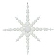 thumbnail image 1 of Vickerman Commercial Shatterproof Radical Ball Snowflake Christmas Ornament - 43" - White, 1 of 1