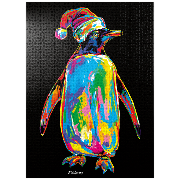 MyPuzzle - Penguin With A Hat - Premium 1000 Piece Jigsaw Puzzle for Adults
