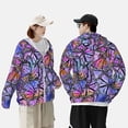 thumbnail image 5 of Picia Watercolor Butterflies Women's Men's UPF 50+ Sun Protection Hoodie Shirt Long Sleeve SPF Fishing Outdoor UV Hiking Lightweight Shirts-Medium, 5 of 9