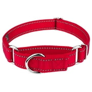 Country Brook Petz Red Reflective Nylon Martingale Dog Collar, Extra Large