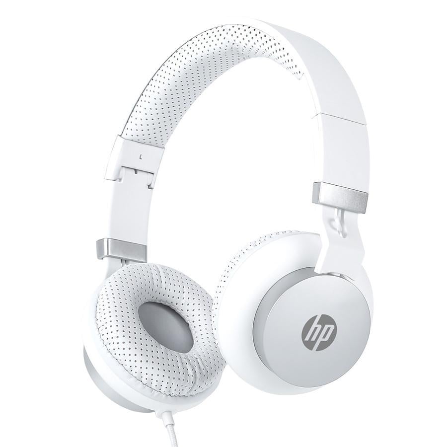 HP Wired Stereo Headphones with 1.2 Meter Cable, White