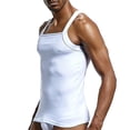 thumbnail image 3 of Men Cotton Rib Tank Top Sleeveless T-shirtXXL, 3 of 4
