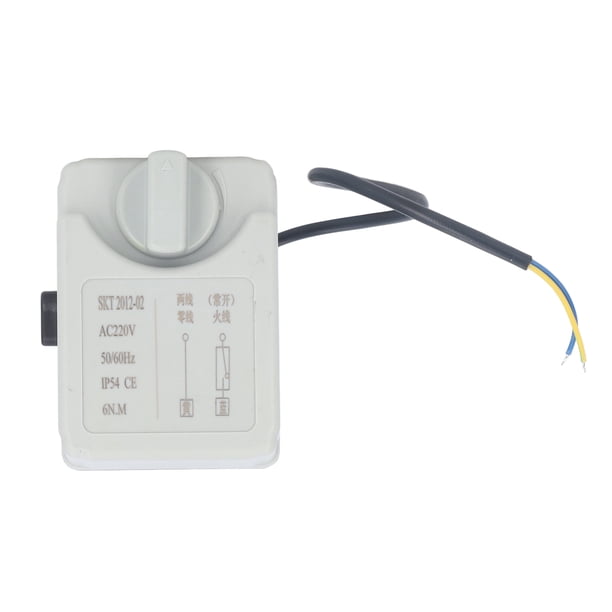 Válvula de bola eléctrica Válvula de bola motorizada de 2 hilos Resistencia al desgaste de latón IP54 AC220V Válvula de bola eléctrica para agua fría caliente Solución de 50% de glicol DN15