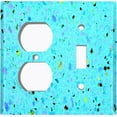 thumbnail image 4 of Metal Light Switch Plate Outlet Cover (Image of Marble Blue MAR010), 4 of 13