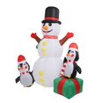 thumbnail image 1 of 6FT Christmas Inflatable Snowman with LED Lights, Weatherproof Yard Decor for Festive Holiday Garden Patio Lawn Display, 1 of 7