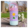 thumbnail image 4 of Termo Termico para Niños Charms Acero Inoxidable 12oz Pines lila, 4 of 7