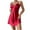 Red, variant on Lorytime Satin Nightgowns for Women Knee Length Sleeveless Nightgowns Solid Nightshirts Nightdress Spaghetti Strap Sleepdress Comfy Soft Lounge House Pajamas Dress Beige L