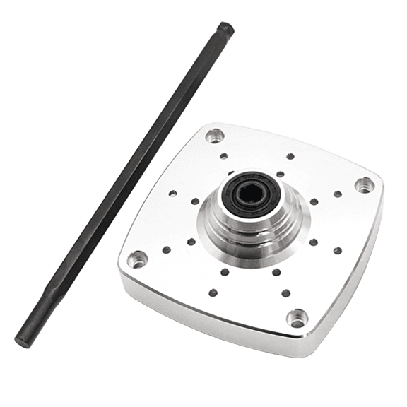 FLMLF Metal Starter with Single Bearings Sliver for 1/5 HPI RV KM Baja 5B 5T 5SC Engine Parts