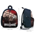 thumbnail image 2 of Wres-Tler W-W,E Backpack for Men Women Small Bookbag with Front Pocket, 2 of 6