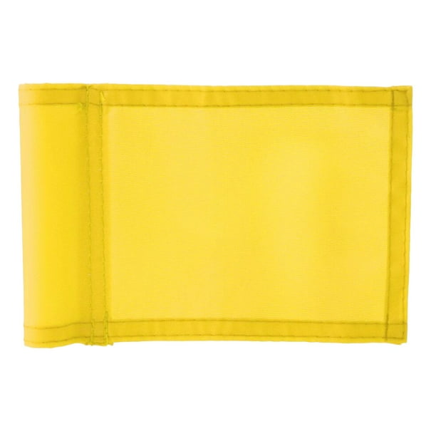 Banderas de putting green, banderas de colores sólidos, banderas de golf para patio, banderas de golf de nailon; Amarillo