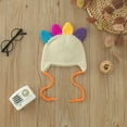 thumbnail image 6 of WUXIAN Child Boys Girls Baby Knitted Hat Thanksgiving Knitted Cartoon Turkey Wool Hat Warm Lovely Baby Streetwear, 6 of 7