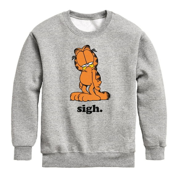 Garfield - Sigh - Toddler & Youth Crewneck Fleece Sweatshirt
