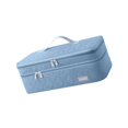 thumbnail image 3 of Bolsa para secador de pelo, almacenamiento de herramientas de peinado, organizador profesional de herramientas para el cabello de poliéster, estuche azul, 3 of 10