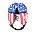 thumbnail image 2 of TUOY Football Helmet Multi-Color Soft Helmet Flag Football Rugby Soft Shell Helmet Soccer Headgear Protection for Youth Adults, 2 of 8