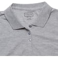 thumbnail image 2 of INGEAR Girls Short Sleeve Polo Shirt 2-Pack, Gray, S, 2 of 7