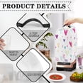 thumbnail image 4 of HELLHERO Heart and Star Pattern Not Easy to Fade Polyester Food Processor Cover with Thickened for Kitchen Home, 4 of 6