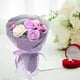 thumbnail image 5 of Jabón realista con ramo de flores de rosas, jabón de baño de rosa eterna, aceite esencial de rosa morado claro, 5 of 8