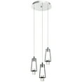 thumbnail image 2 of Kichler 84189 Ayse 12.5" Matte Black 3-Light LED Pendant Ceiling Fixture, 2 of 2