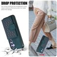 thumbnail image 7 of K-Lion Crossbody Wallet Case for Samsung Galaxy A54 5G with Card Holder, Shockproof Purse Cover with Removable Crossbody Strap Compatible with Samsung Galaxy A54 5G,Green, 7 of 7