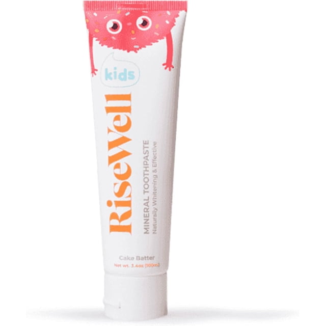 Pasta de dientes RiseWell Kids, masa para tartas con hidroxiapatita, 100 ml
