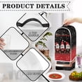 thumbnail image 4 of HELLHERO Christmas Dustproof Food Processor Cover for Home Kitchen Hand Strap Santa Claus Gift Boxes, 4 of 6