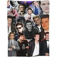 thumbnail image 3 of Josh Hutcherson Blanket, Warm, Lightweight & Ultra-Soft Flannel Fleece Blanket, Anti-Pilling Plush Blanket for Bed, Couch, Sofa, Bedding Decor, 60"x50", 3 of 7