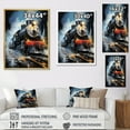 thumbnail image 4 of Designart "Abstract Train Fluid Flow" Modern Floater Framed Wall Art Print, 4 of 7
