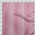 thumbnail image 4 of oneOone Cotton Poplin Pink Fabric Mix Block Pattern Craft Projects Decor Fabric Printed By The Yard 56 Inch Wide, 4 of 4