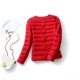 thumbnail image 1 of Chaqueta De Plumas Ligera Chaqueta De Manga Larga para Mujer Cortavientos De Otoño E Invierno Vestido De Bola Ligero Sin Cuello Talla Grande Delgada Mediana Corta, 1 of 6