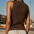 thumbnail image 5 of WREESH Women Sleeveless Ribbed Racerback Tank Top Summer Casual Basic Slim Fit Shirt Clothes, 5 of 7