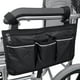 thumbnail image 2 of Bolsa para Colgar de Ruedas Bolsa para Reposabrazos, Mantiene Fácilmente Esenciales para Personas Mayores, Negro Yinane Bolsa lateral para silla de ruedas, 2 of 8