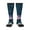 3 Black, variant on Astronaut With USA Flag Print Long Socks,Novelty Design Socks Gift for Men and Women,Crew Socks,Calf Socks
