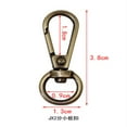 thumbnail image 4 of Fermoir Mousqueton Rotatif Naskan pour Sangle 4 Pcs Bronze, 4 of 8