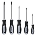 thumbnail image 1 of Tri-Wing Screwdriver Set (5 Pack in the Following Sizes: 1.5, 2.5, 3.0, 4.0, 5.0) Forged Steel with TriWing Y 3 Point Magnetic Tips & Soft Ergonomic Handle, 1 of 4