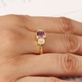 thumbnail image 6 of Earth Gems Jewelry Amethyst Ring Sterling Silver Ring Statement Rings Birthstone Rings Engagement Rings for Women, 6 of 6