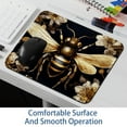 thumbnail image 6 of Bee Printed Square Gaming Mouse Pad, Non-Slip Rubber Bottom Mouse Mat for Office, 8.3x9.8 Inch, 6 of 6