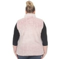 thumbnail image 3 of White Mark Women's Sherpa Outerwear Vest, 3 of 6