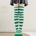thumbnail image 4 of Milaget 2pièces Haut de Cuisse à la Mode Bas Longs Confortables Rayé Vert Blanc, 4 of 8