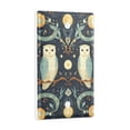 thumbnail image 2 of Yayeee Blank Wall Plate Cover 1-Gang 4.5"x2.7" Home Unused Decorative Outlet, Mystical Owls Pattern, 2 of 7