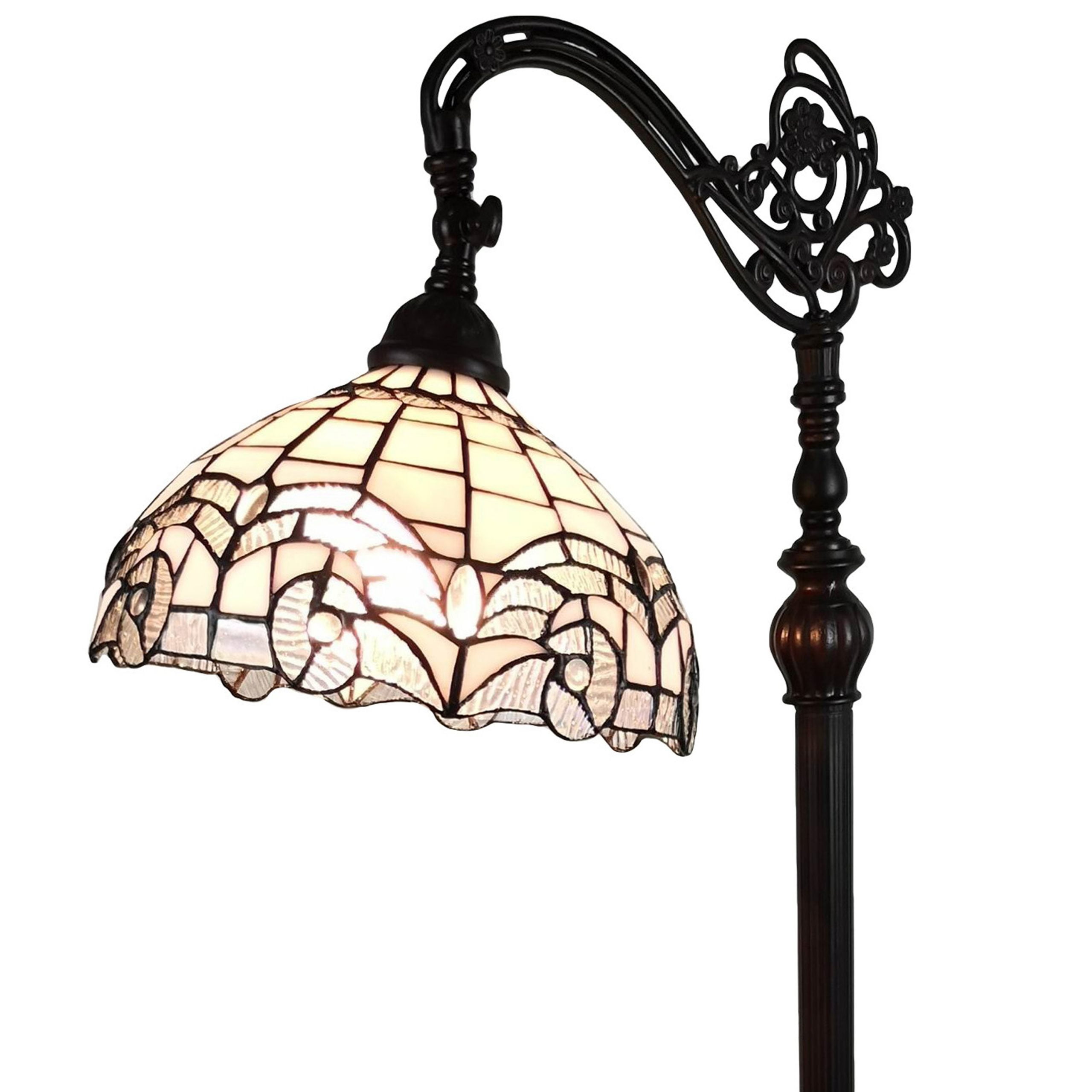 Tiffany Style Vintage Reading Floor Lamp - 62" Tall ...