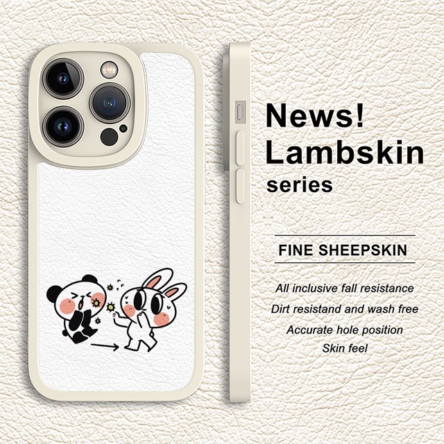 Añade un toque de alegría a tu iPhone con nuestra innovadora funda de TPU a prueba de golpes con estampado de dibujos animados
