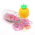 thumbnail image 3 of Cute Little Pineapple Bottle Hair Rope with Strong Elastic Band Disposable Headwear Fresh Fruit Design for Continuous Styling, 3 of 5